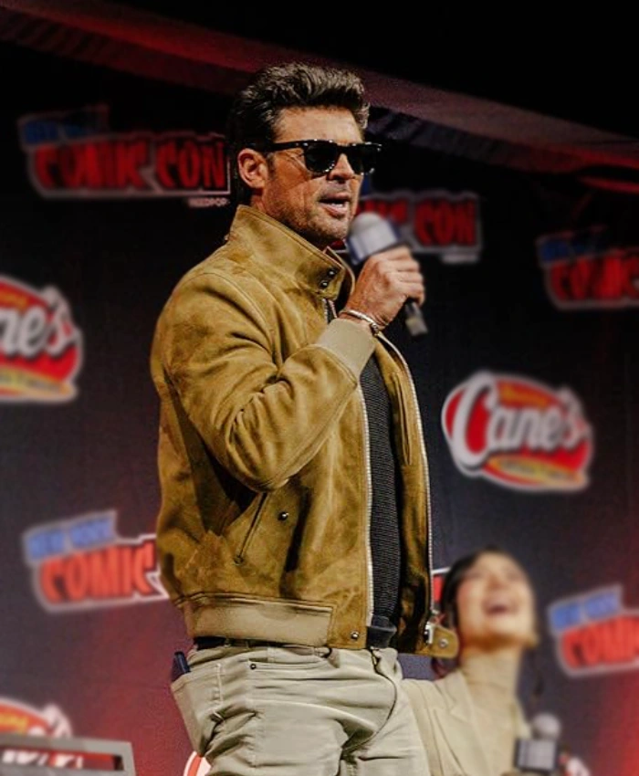 Karl Urban Mortal Kombat 2 Brown Suede Jacket - Image 2