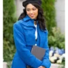Kat Richardson Beyond The Gates 2025 Colby Muhammad Blue Wool Coat