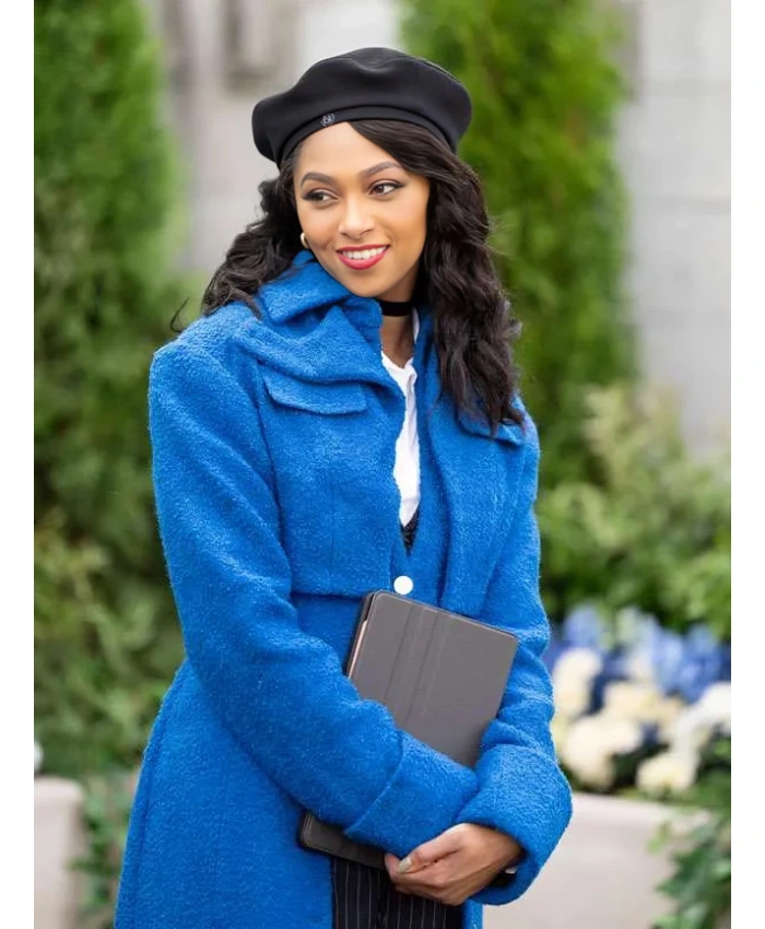 Kat Richardson Beyond The Gates 2025 Colby Muhammad Blue Wool Coat