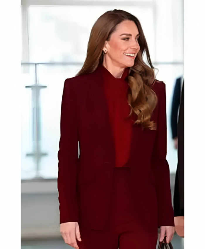 Kate Middleton Charing Cross Hospital Visit Blazer