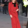 Kate Middleton Christmas Carol Service 2024 Red Coat