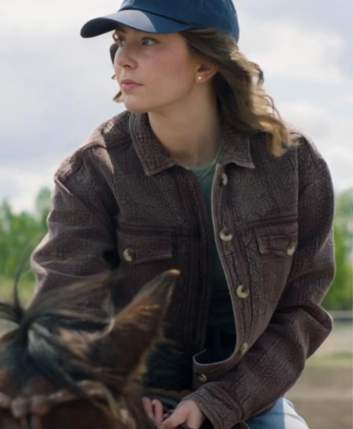 Katie Fleming Morris Heartland S19 Baye McPherson Twill Shirt Jacket