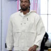Kawhi Leonard New York Knicks Vs Los Angeles Clippers White Utility Jacket