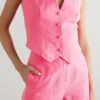 Keeley Jones Pink Vest And Trousers Dress Suit Costume