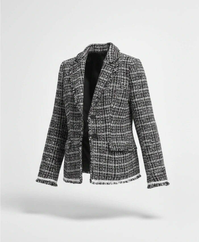 Keira Knightley Erdem Show Tweed Blazer - Image 3