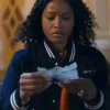 Keke Palmer Fisher TV Series The Burbs 2026 Samira Greene Black Varsity Jacket