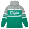 Kelly Green Philadelphia Eagles Head Coach Grey Pullover Hoodie