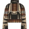 Kelly Reilly Yellowstone Beth Dutton Shearling Collar Aviator Jacket