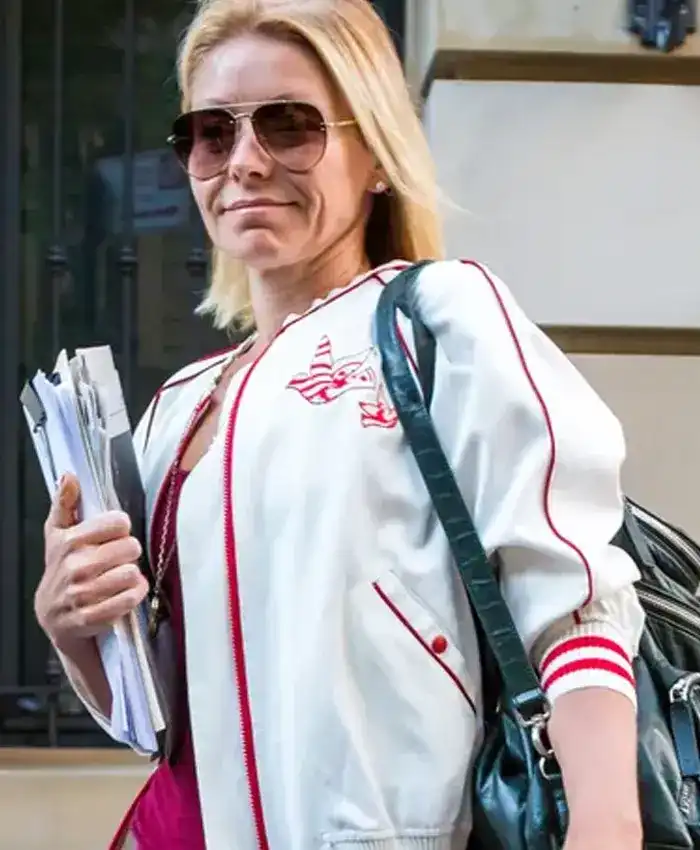 Kelly Ripa Freedom Bomber Jacket