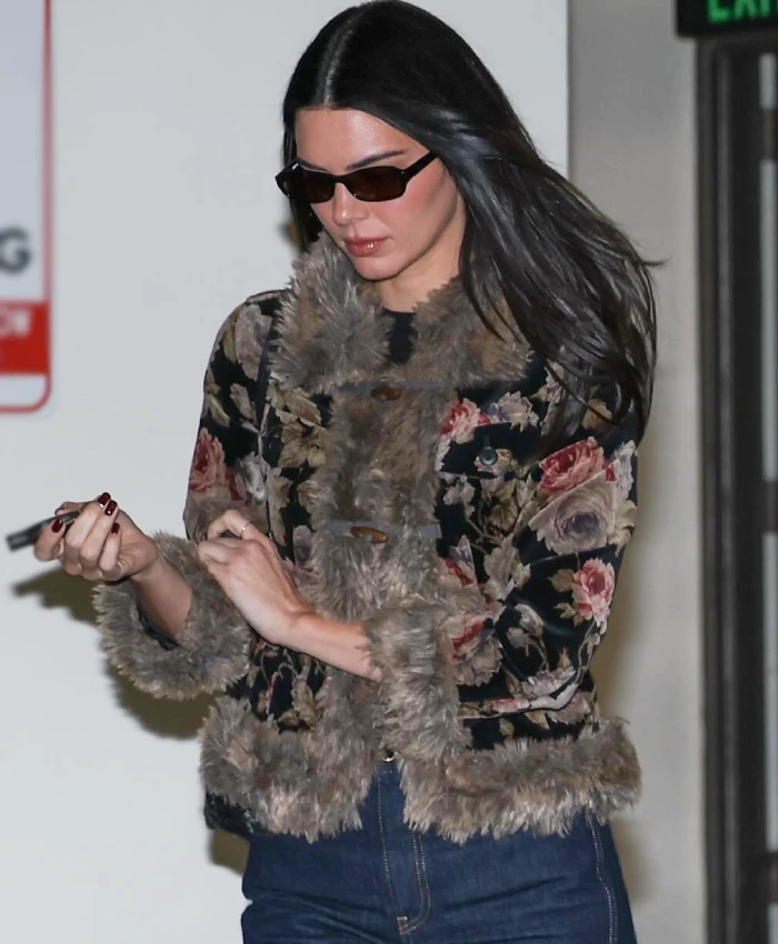 Kendall Jenner 2026 Vintage Fur Jacket For Women