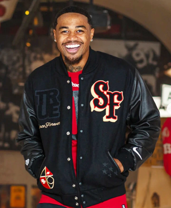 Kendrick Bourne 49ers Varsity Jacket