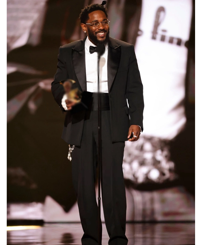 Kendrick Lamar Grammys 2026 Black Suit