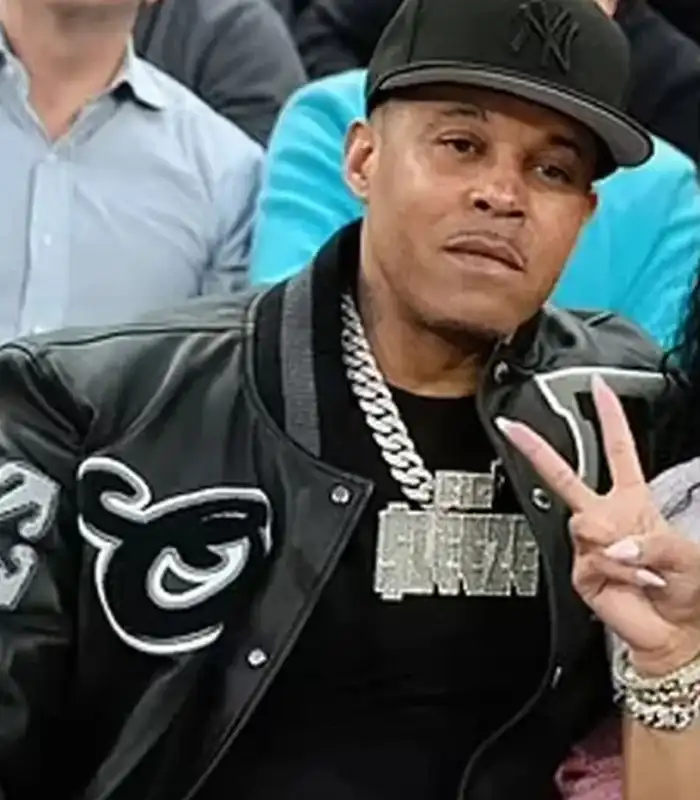 Kenneth Petty Black Letterman Varsity Jacket