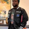 Kevin Hart Philadelphia Eagles Black Bomber Jacket
