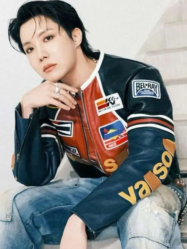 J-Hope Killin It Girl Leather Jacket - Image 4