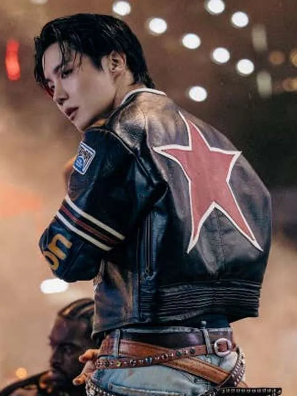 J-Hope Killin It Girl Leather Jacket - Image 5