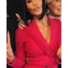 Kim Kardashian Alls Fair S01 Pink Fringe Jacket