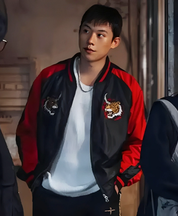 Kim Sung-cheol Gold Land Varsity Jacket