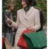 Kimberley Sustad Merry Christmas Ted Cooper 2025 Hope Miller White Wool Trench Coat