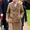 King Charles Brown Wool Coat