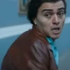 Kiss Of The Spider Woman Tonatiuh Brown Leather Jacket