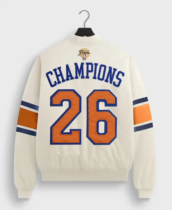 Off White Kith New York Knicks Champions Jacket