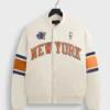 Kith NY Knicks Champions Off White Jacket