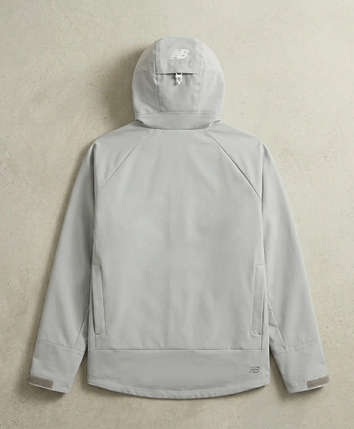 Kith And New Balance Reflective Grey Jacket