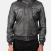Klaus Mikaelson The Originals Diaries Joseph Morgan Black Leather Hooded Jacket