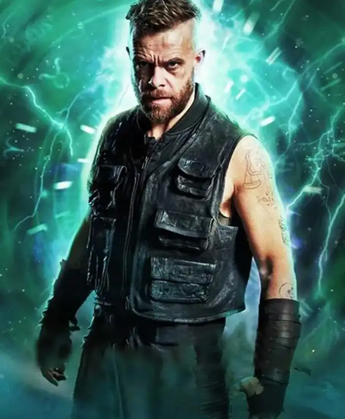 Knights Of The Zodiac Cassios Leather Black Vest