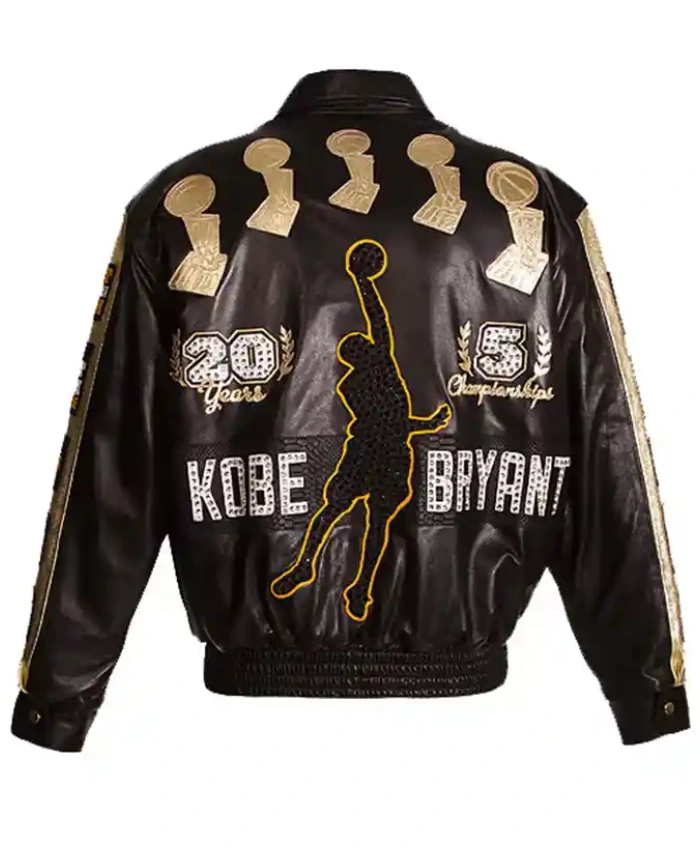 Kobe Bryant 20 Years Black Jacket
