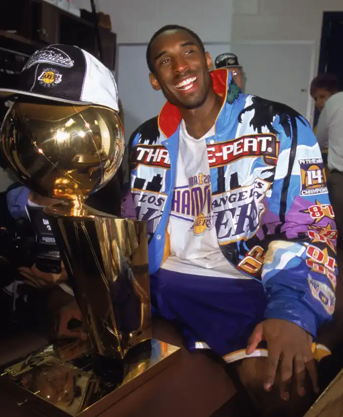 Kobe Bryant 3 Peat Leather Jacket