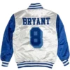Kobe Bryant Crenshaw White And BLue Varsity Jacket