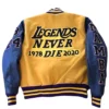 Kobe Bryant Legends Never Die Yellow And Blue Jacket