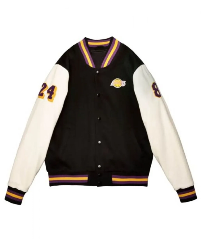 Kobe Bryant Los Angeles Lakers Black Mamba Hall Of Fame Varsity Jacket