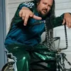 Korn X Adidas Green Sequin Tracksuit For Unisex
