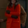 Kristen Vaganos General Hospital 2025 Red Wool Coat