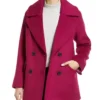 Kristen Vaganos TV Series General Hospital 2025 Molly Lansing Davis Short Wool Blend Double Breasted Peacoat