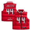 Kyle Juszczyk San Francisco 49ers Off Season Player Red Puffer Vest