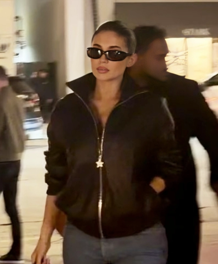 Kylie Jenner LA Event 2026 Leather Jacket