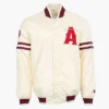 LA Angeles Angels City Connect Off White Varsity Jacket
