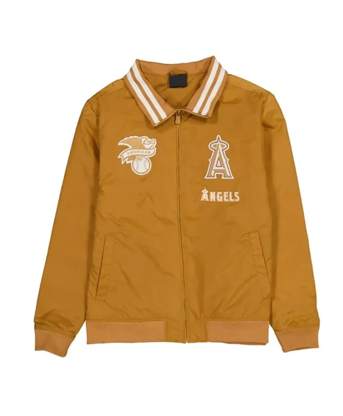 LA Angels Logo Select Light Bronze Jacket