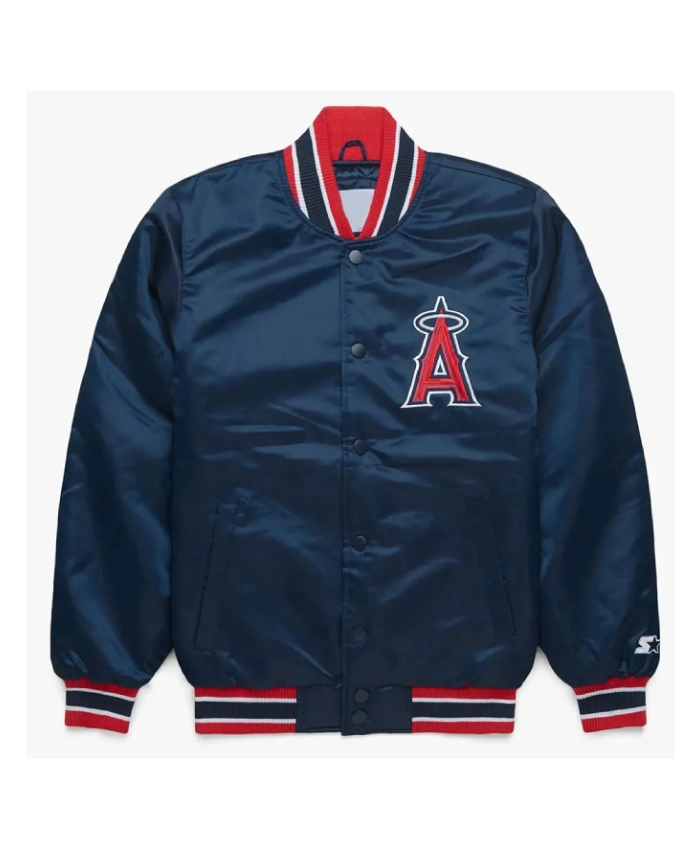 LA Angels Navy Bomber Jacket