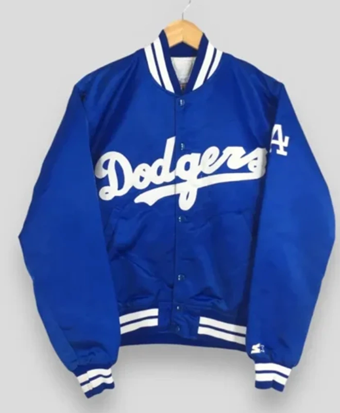 LA Dodgers 1990s Blue Varsity Jacket