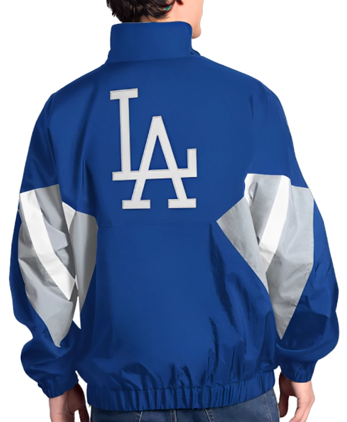 LA Dodgers Cooperstown Chief Half Zip Jacket