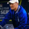 LA Dodgers Ken Watanabe Bomber Blue Jacket