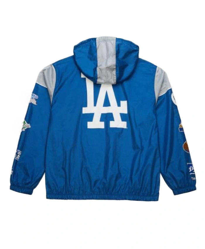 LA Dodgers Team Anorak Windbreaker Jacket