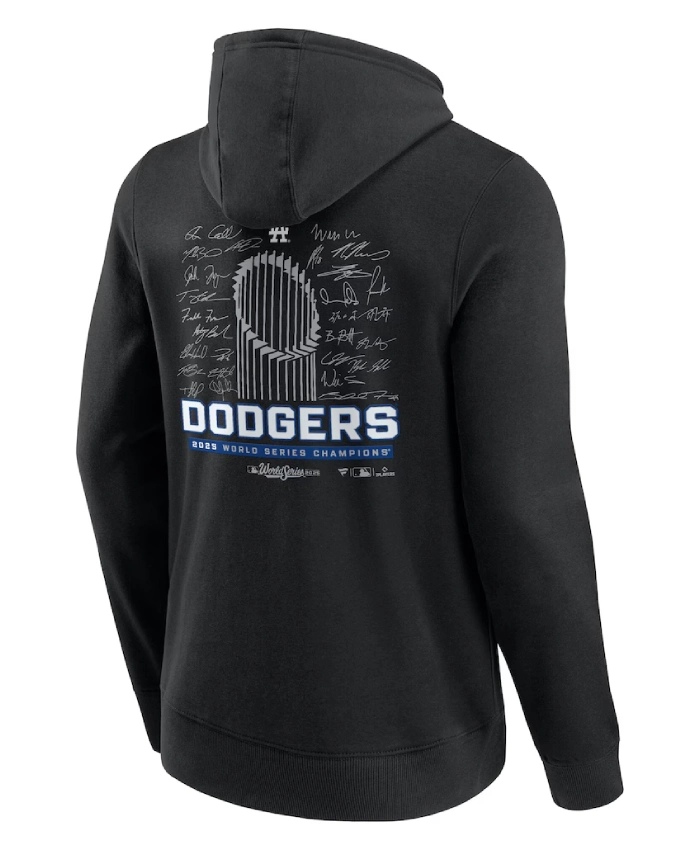 LA Dodgers World Series Champions 2025 Signature Roster Hoodie