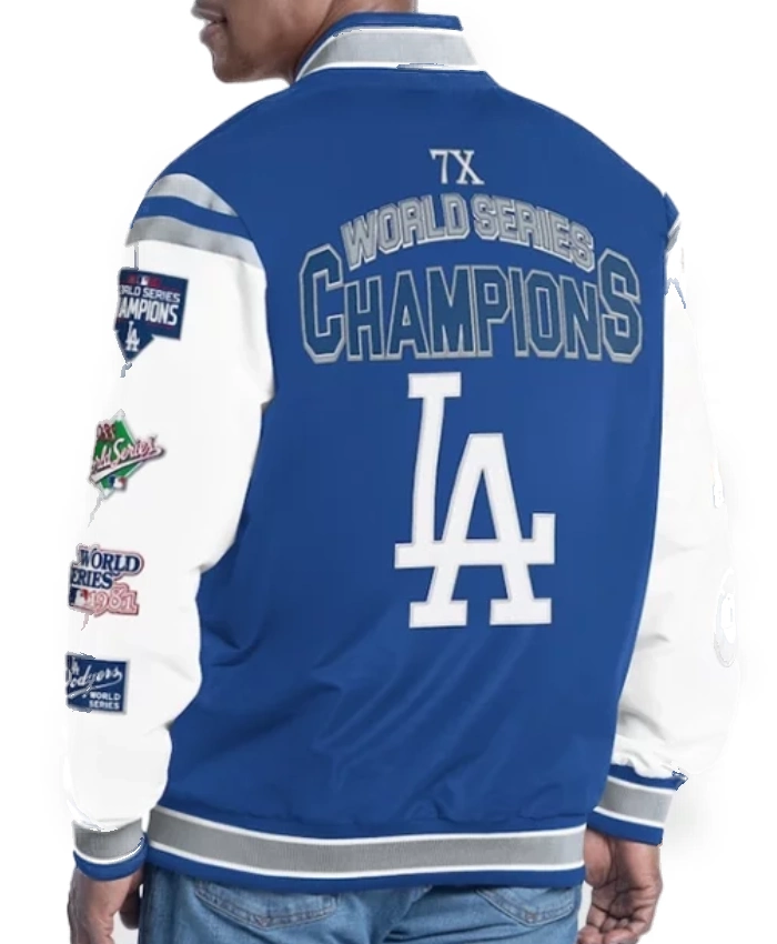 LA Dodgers World Series G III Royal Recruit Commemorative Jacket