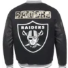 LA Raiders Wool And Leather Prep Varsity Jacket